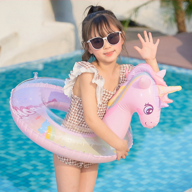 Bērnu peldringas gredzens, PVC, viendabīgs raksts, piemērots peldēšanai un staigāšanai pa ūdeni