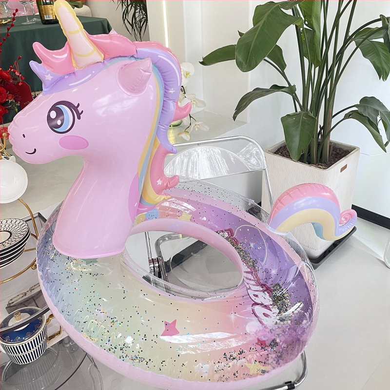 Bērnu peldringas gredzens, PVC, viendabīgs raksts, piemērots peldēšanai un staigāšanai pa ūdeni