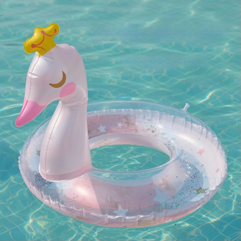 Bērnu peldringas gredzens, PVC, viendabīgs raksts, piemērots peldēšanai un staigāšanai pa ūdeni