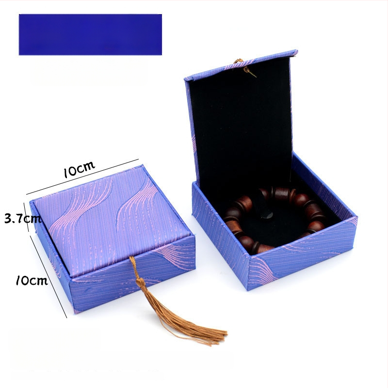 Kutija za nakit s motívom bakrene novčića na lanenom uzorku, papir/karton konstrukcija, karton pakiranje