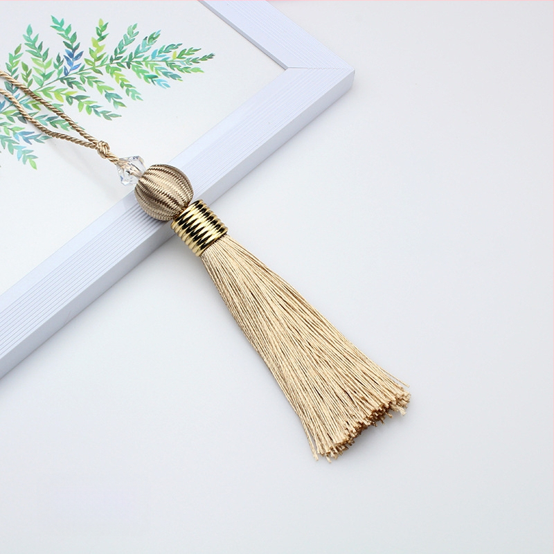 Užuolaidų kutai pakabukas su kamuoliu — audinys, paprastas ir šiuolaikiškas stilius, prekės ženklas ohter, kodas Tta1021460783