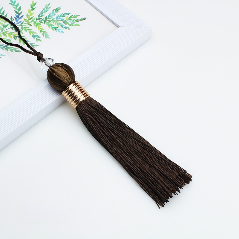 Užuolaidų kutai pakabukas su kamuoliu — audinys, paprastas ir šiuolaikiškas stilius, prekės ženklas ohter, kodas Tta1021460783