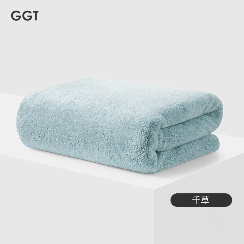 GGT Snow Velvet kupaći ručnik, deblji, bez vlakana, visoka upijanja i brzog sušenja, za kućnu upotrebu | Marka GGT; Materijal Snow Velvet; Težina >500 g; Pređa 32; Proizvodni proces: Drugo