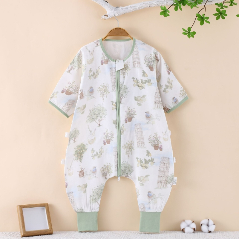 Vaikų miego maišelis iš bambuko pluošto; lengvas vasaros modelis; trilypė konstrukcija (audinys, pamušalas, užpildas) iš bambuko pluošto; nailoninis užtrauktukas; drėgmės valdymas; tinkamas kūdikiams ir vaikams (0–6 m.)