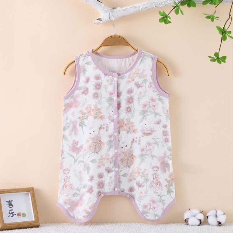 Vaikų miego maišelis iš bambuko pluošto; lengvas vasaros modelis; trilypė konstrukcija (audinys, pamušalas, užpildas) iš bambuko pluošto; nailoninis užtrauktukas; drėgmės valdymas; tinkamas kūdikiams ir vaikams (0–6 m.)