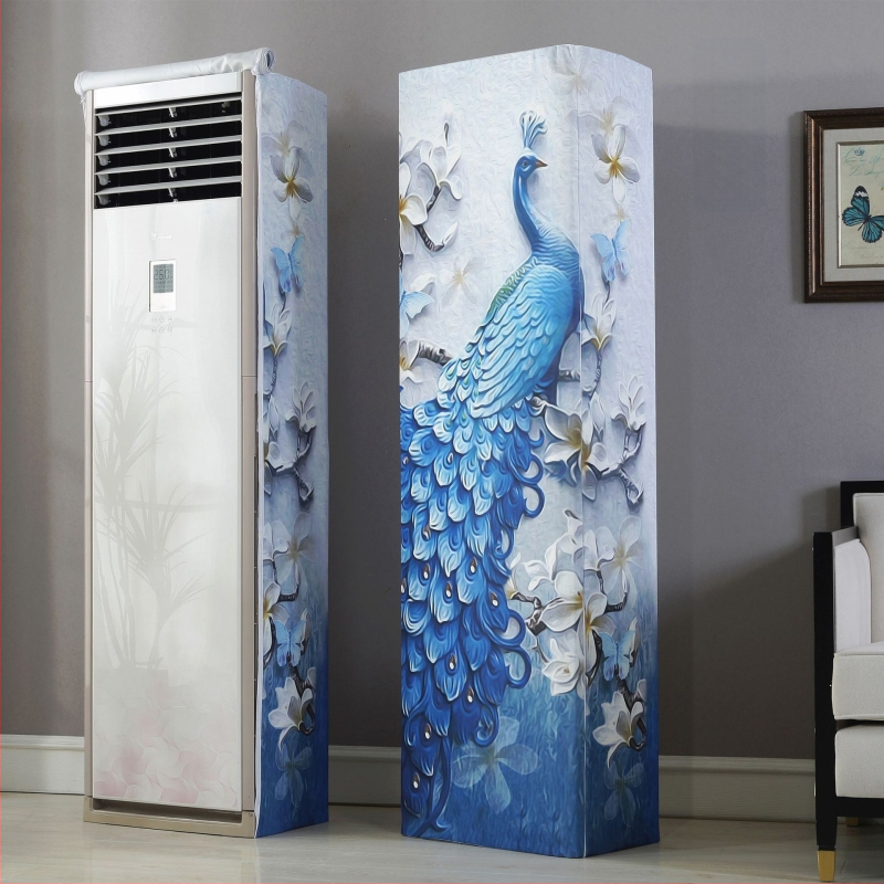 Skapja tipa gaisa kondicioniera pārklājs ar elastīgu audumu, dubultais rāvējslēdzējs, kvadrātveida vertikālais dizains, The Royal Princess