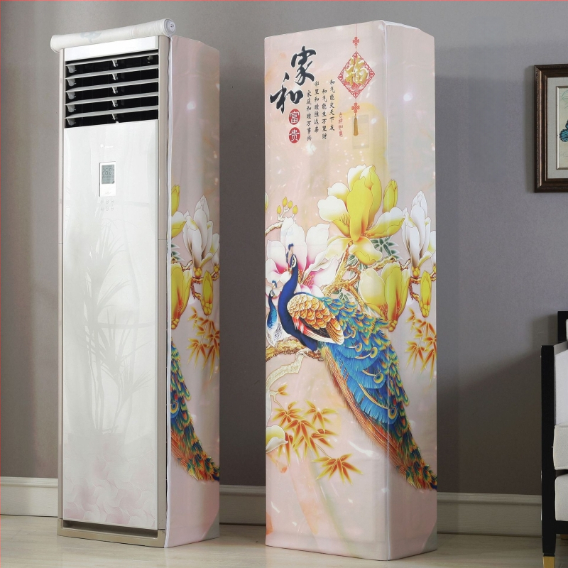 Skapja tipa gaisa kondicioniera pārklājs ar elastīgu audumu, dubultais rāvējslēdzējs, kvadrātveida vertikālais dizains, The Royal Princess