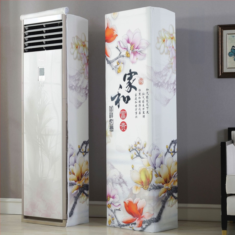 Skapja tipa gaisa kondicioniera pārklājs ar elastīgu audumu, dubultais rāvējslēdzējs, kvadrātveida vertikālais dizains, The Royal Princess