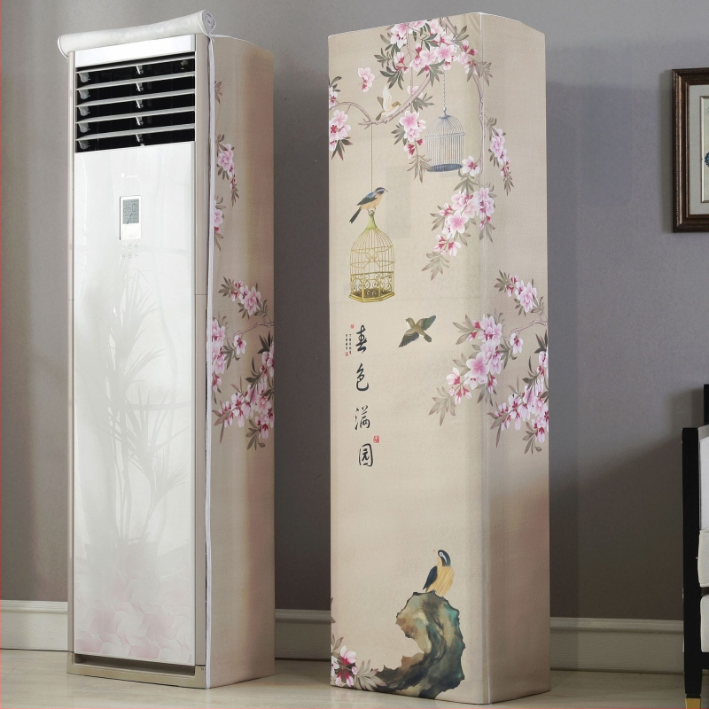 Skapja tipa gaisa kondicioniera pārklājs ar elastīgu audumu, dubultais rāvējslēdzējs, kvadrātveida vertikālais dizains, The Royal Princess