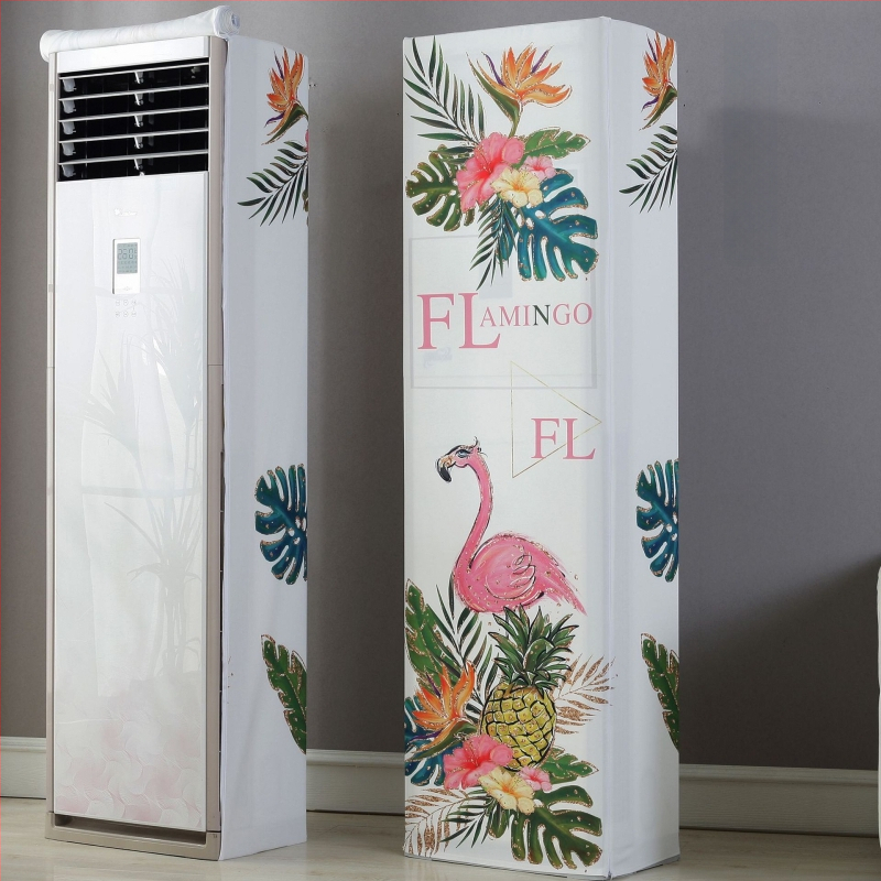 Skapja tipa gaisa kondicioniera pārklājs ar elastīgu audumu, dubultais rāvējslēdzējs, kvadrātveida vertikālais dizains, The Royal Princess