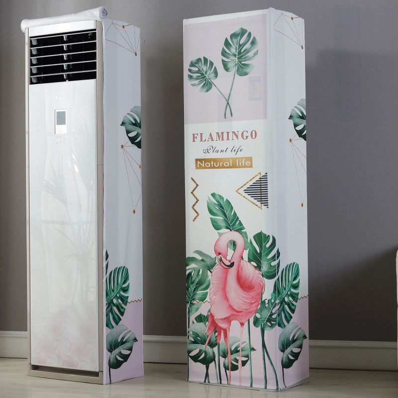 Skapja tipa gaisa kondicioniera pārklājs ar elastīgu audumu, dubultais rāvējslēdzējs, kvadrātveida vertikālais dizains, The Royal Princess