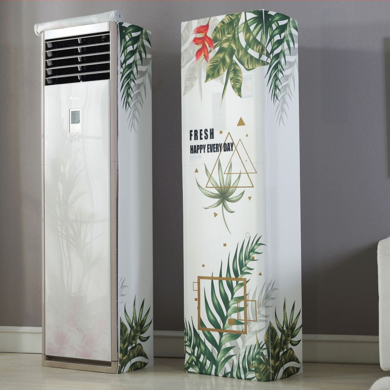 Skapja tipa gaisa kondicioniera pārklājs ar elastīgu audumu, dubultais rāvējslēdzējs, kvadrātveida vertikālais dizains, The Royal Princess