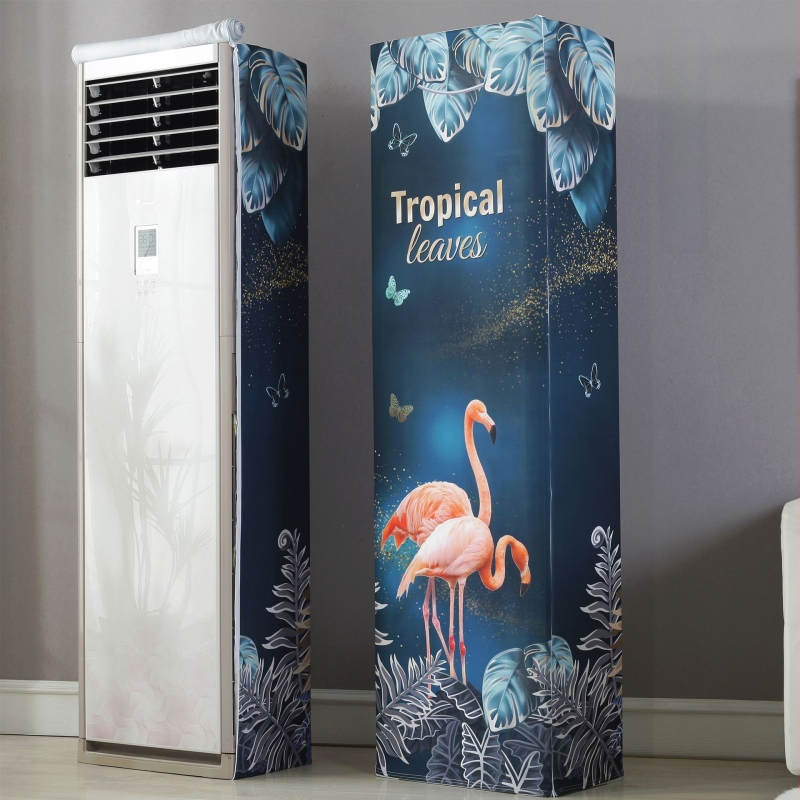 Skapja tipa gaisa kondicioniera pārklājs ar elastīgu audumu, dubultais rāvējslēdzējs, kvadrātveida vertikālais dizains, The Royal Princess