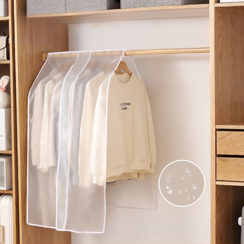 Feida гардеробен калъф за прах - прозрачен калъф за дрехи за закачане, общо предназначение, материал: коприна с флорални мотиви