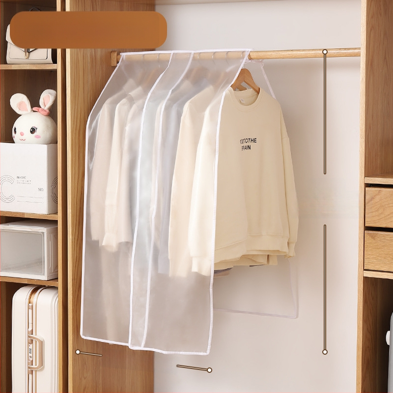 Feida гардеробен калъф за прах - прозрачен калъф за дрехи за закачане, общо предназначение, материал: коприна с флорални мотиви