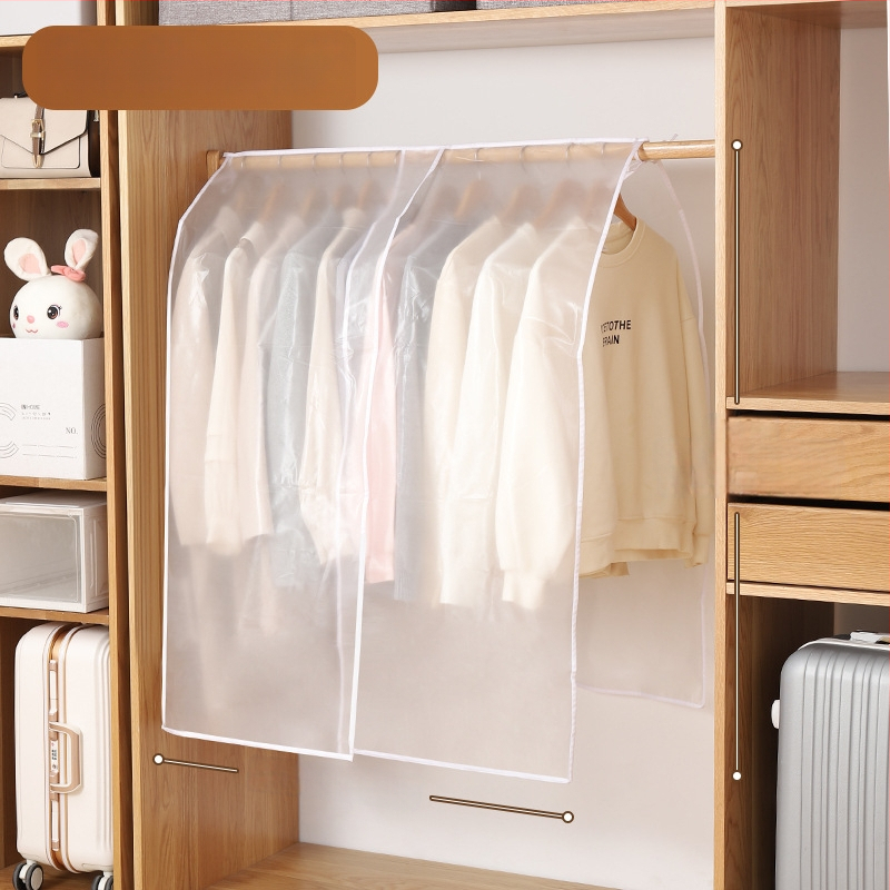 Feida гардеробен калъф за прах - прозрачен калъф за дрехи за закачане, общо предназначение, материал: коприна с флорални мотиви