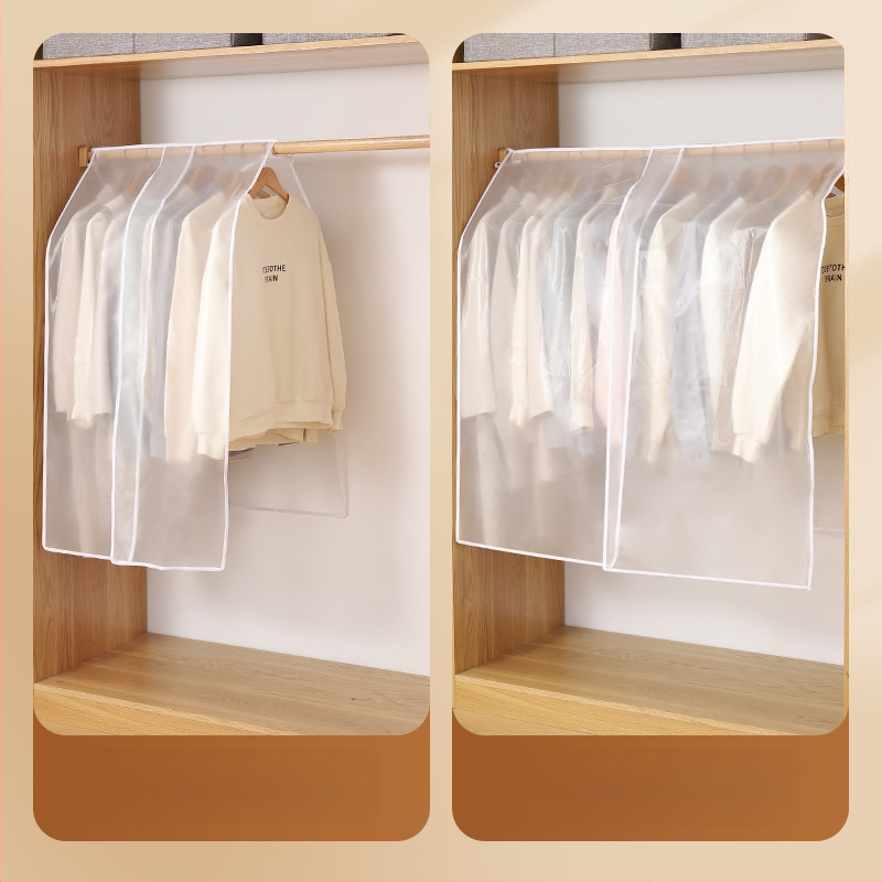 Feida гардеробен калъф за прах - прозрачен калъф за дрехи за закачане, общо предназначение, материал: коприна с флорални мотиви