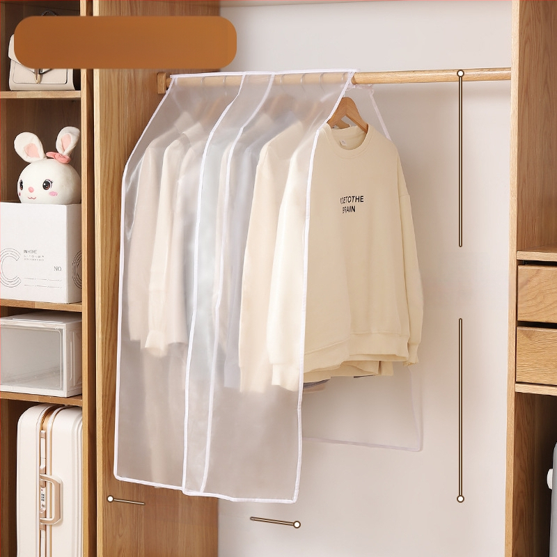 Feida гардеробен калъф за прах - прозрачен калъф за дрехи за закачане, общо предназначение, материал: коприна с флорални мотиви