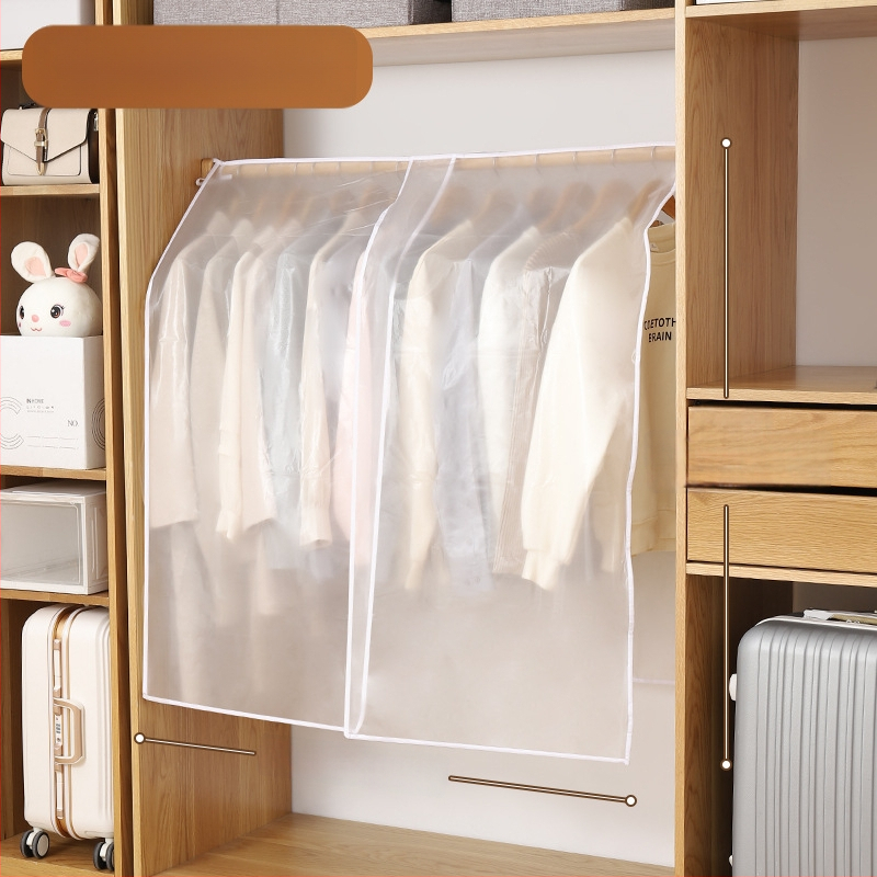 Feida гардеробен калъф за прах - прозрачен калъф за дрехи за закачане, общо предназначение, материал: коприна с флорални мотиви