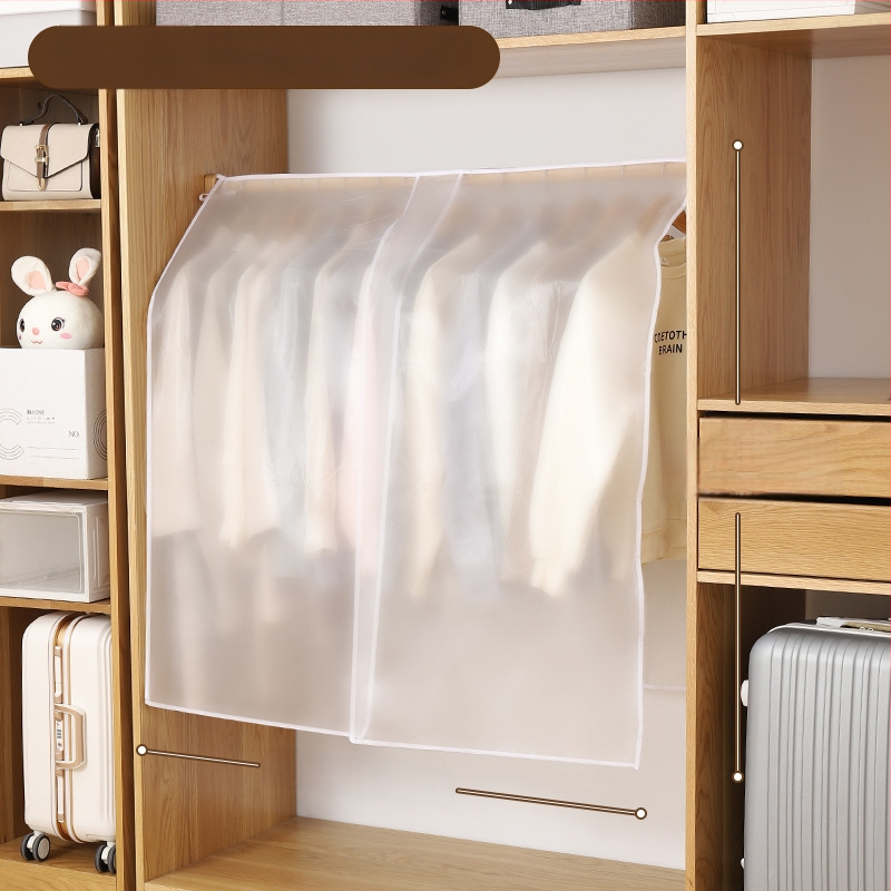 Feida гардеробен калъф за прах - прозрачен калъф за дрехи за закачане, общо предназначение, материал: коприна с флорални мотиви