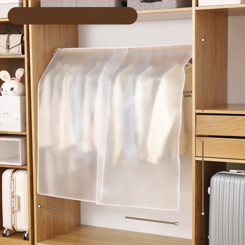 Feida гардеробен калъф за прах - прозрачен калъф за дрехи за закачане, общо предназначение, материал: коприна с флорални мотиви