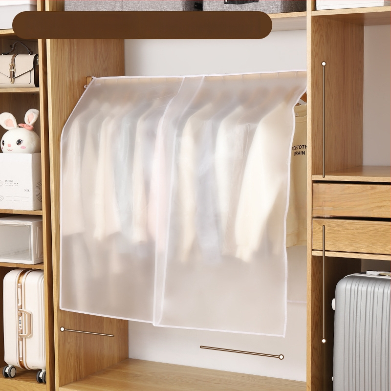 Feida гардеробен калъф за прах - прозрачен калъф за дрехи за закачане, общо предназначение, материал: коприна с флорални мотиви