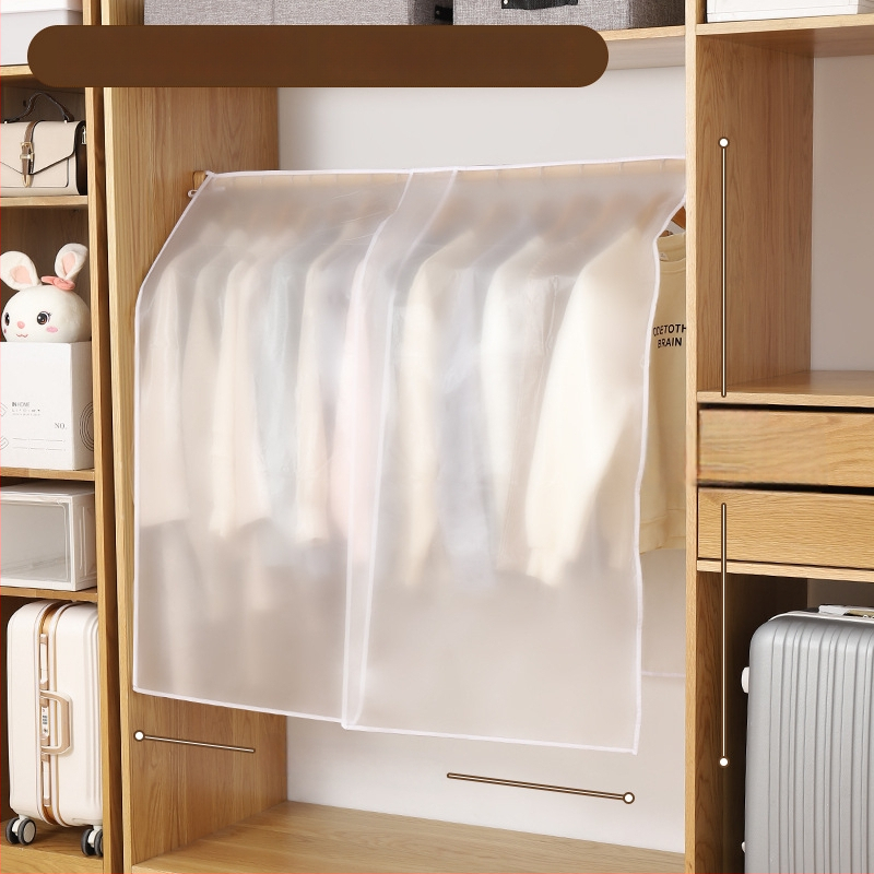 Feida гардеробен калъф за прах - прозрачен калъф за дрехи за закачане, общо предназначение, материал: коприна с флорални мотиви