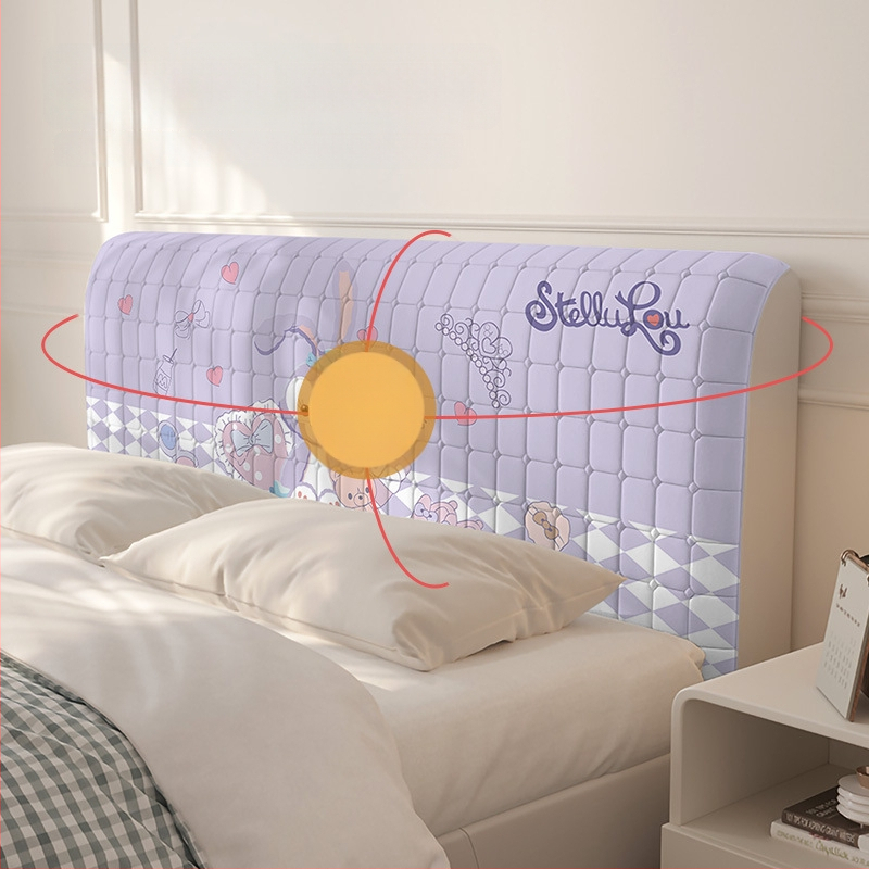 Vianza poliestera pildīta naktsgaldiņa gultas sānu pārsegs ar stingru muguras atbalstu, noņemams un mazgājams