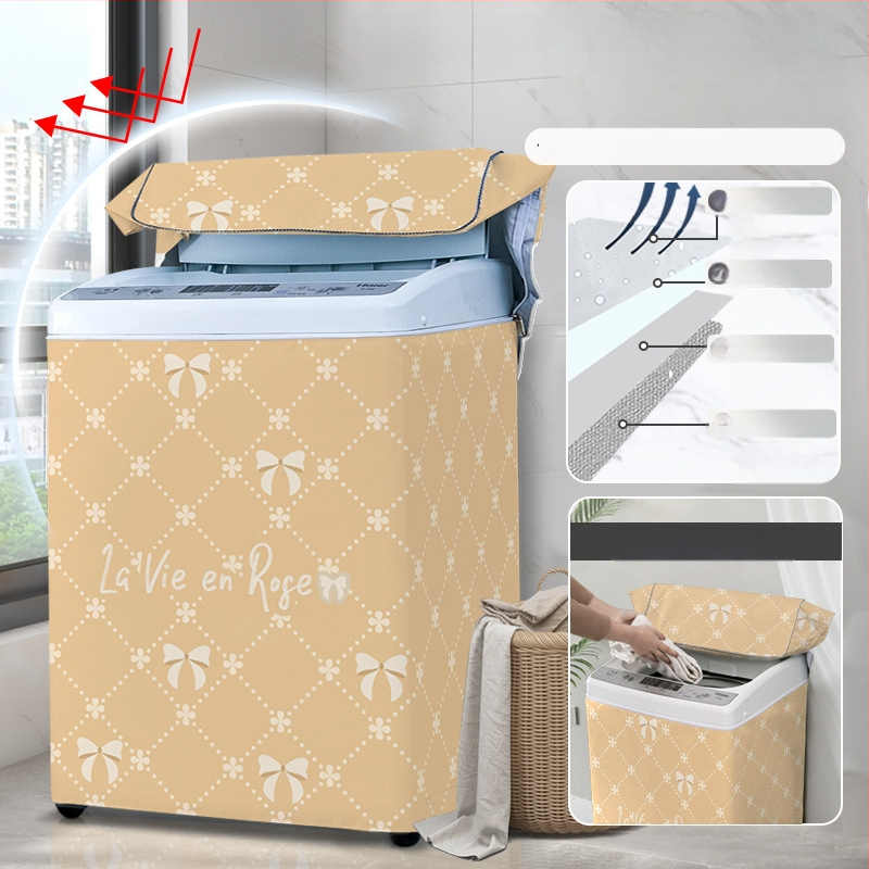 Veļas mazgājamās mašīnas vāciņš, poliesters, Little Iceman, karikatūras stils, putekļu aizsargs