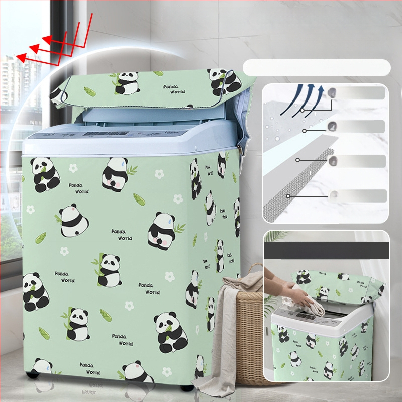 Veļas mazgājamās mašīnas vāciņš, poliesters, Little Iceman, karikatūras stils, putekļu aizsargs