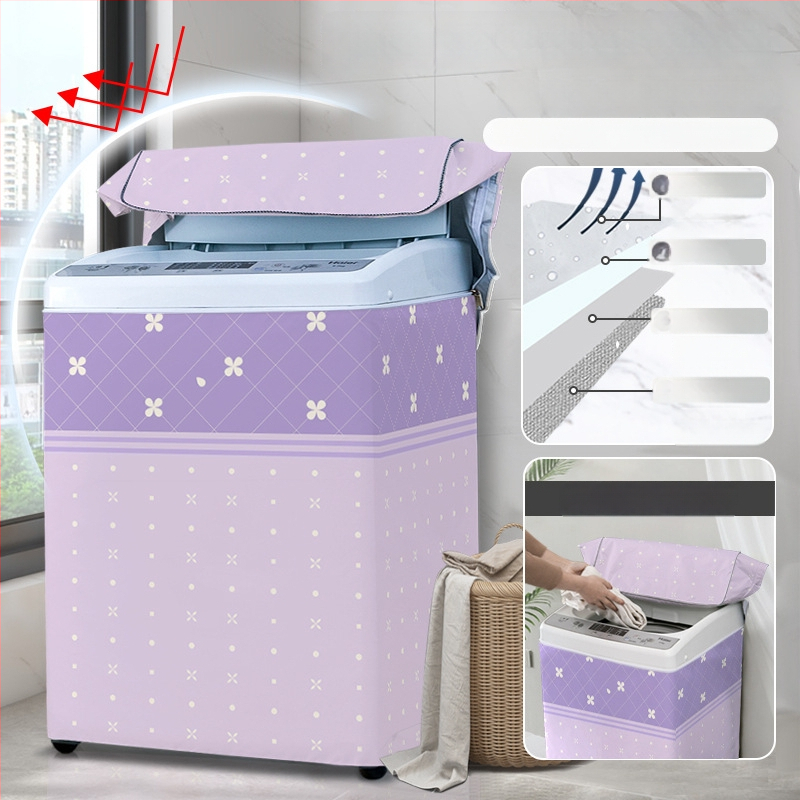 Veļas mazgājamās mašīnas vāciņš, poliesters, Little Iceman, karikatūras stils, putekļu aizsargs