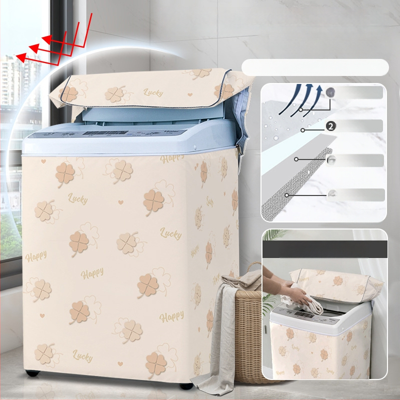 Veļas mazgājamās mašīnas vāciņš, poliesters, Little Iceman, karikatūras stils, putekļu aizsargs