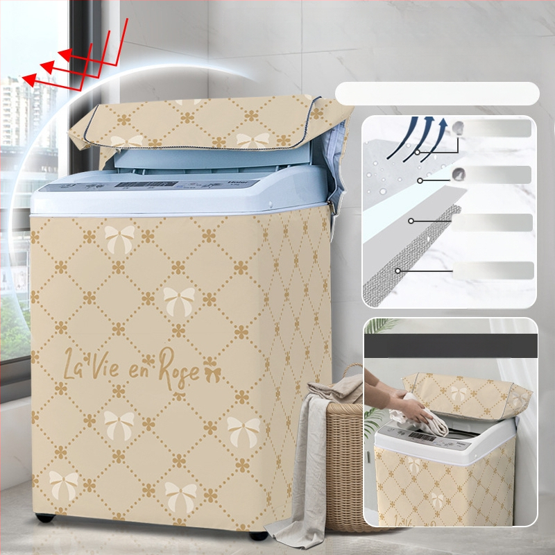 Veļas mazgājamās mašīnas vāciņš, poliesters, Little Iceman, karikatūras stils, putekļu aizsargs