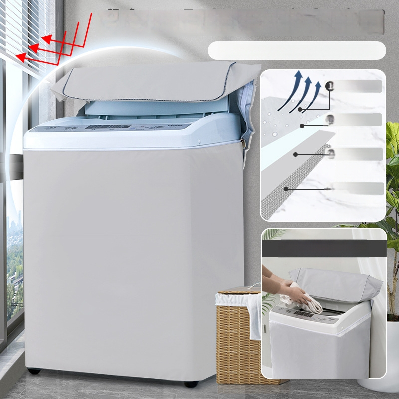 Veļas mazgājamās mašīnas vāciņš, poliesters, Little Iceman, karikatūras stils, putekļu aizsargs