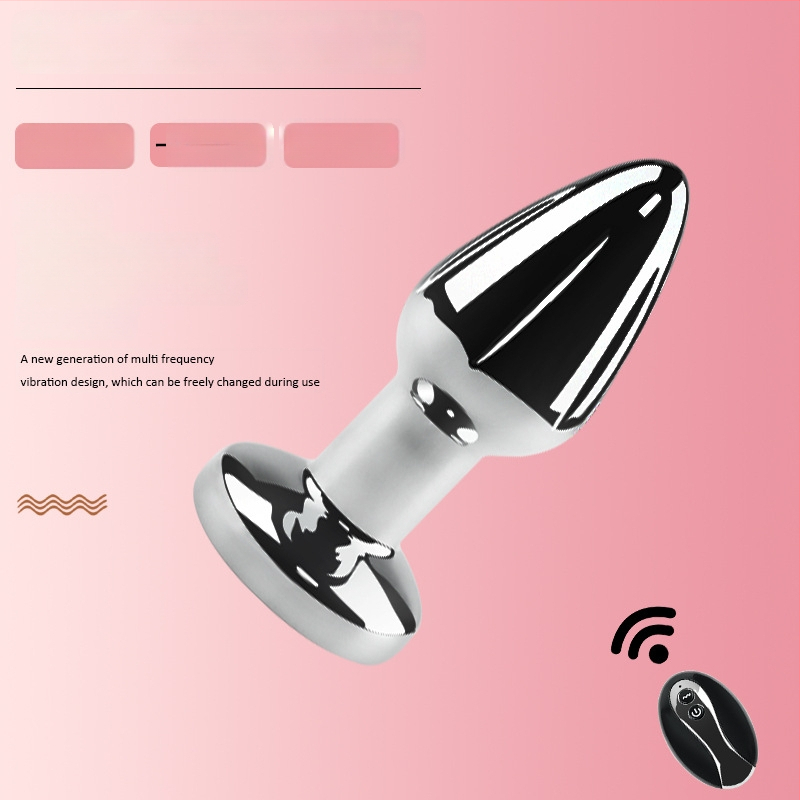 Dongkai Elektriskais Anālais Plugts ar Pērļu Vilkšanas Funkciju, Alumīnija Sakausējums – Pieaugušo Seksrotaļlieta ar Vibrāciju