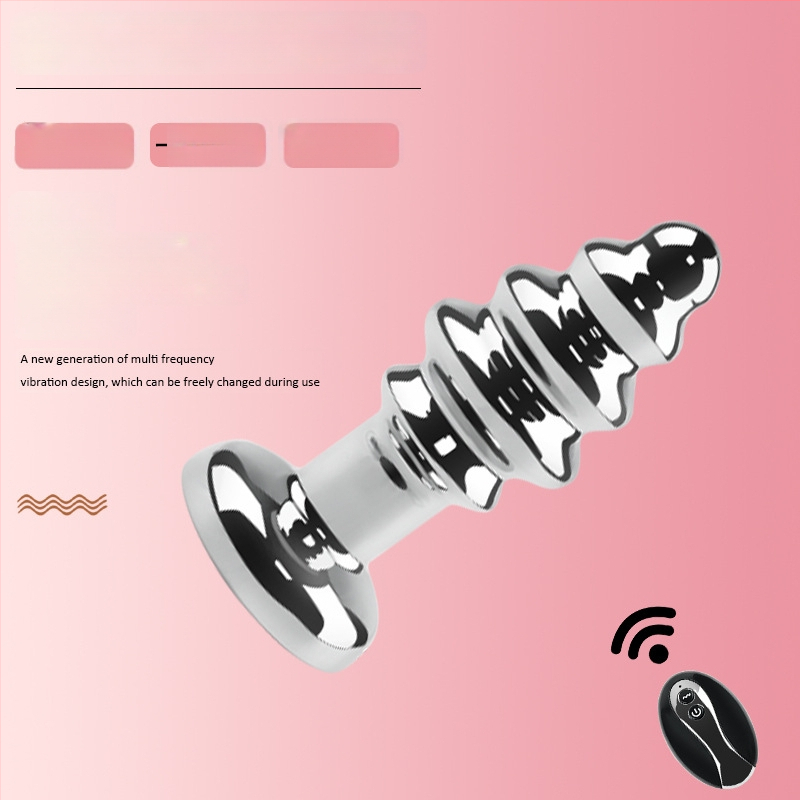 Dongkai Elektriskais Anālais Plugts ar Pērļu Vilkšanas Funkciju, Alumīnija Sakausējums – Pieaugušo Seksrotaļlieta ar Vibrāciju