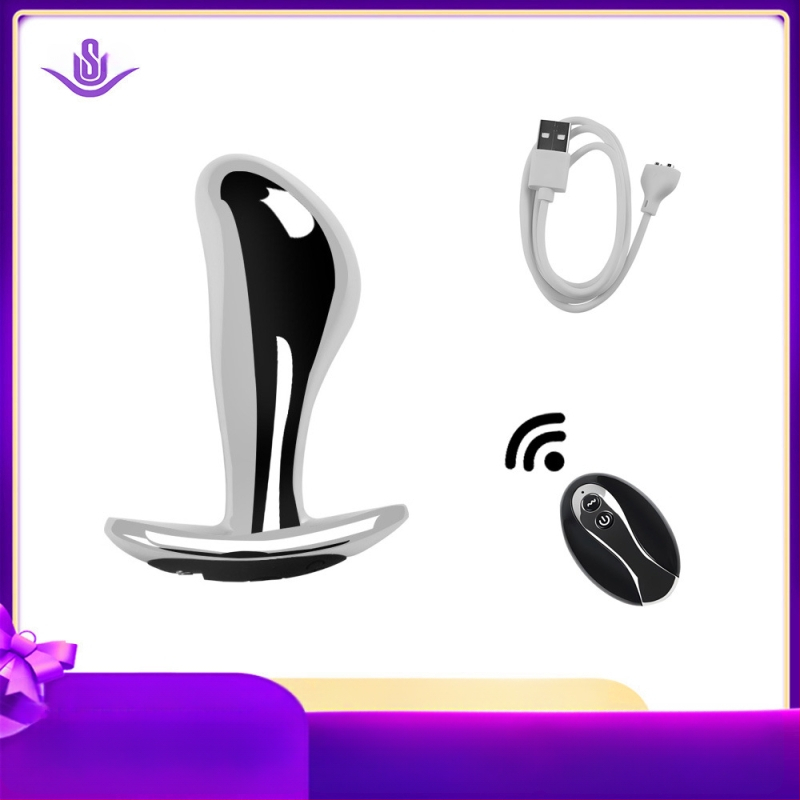 Dongkai Elektriskais Anālais Plugts ar Pērļu Vilkšanas Funkciju, Alumīnija Sakausējums – Pieaugušo Seksrotaļlieta ar Vibrāciju