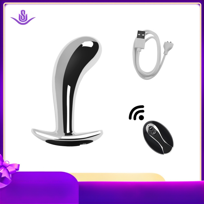 Dongkai Elektriskais Anālais Plugts ar Pērļu Vilkšanas Funkciju, Alumīnija Sakausējums – Pieaugušo Seksrotaļlieta ar Vibrāciju