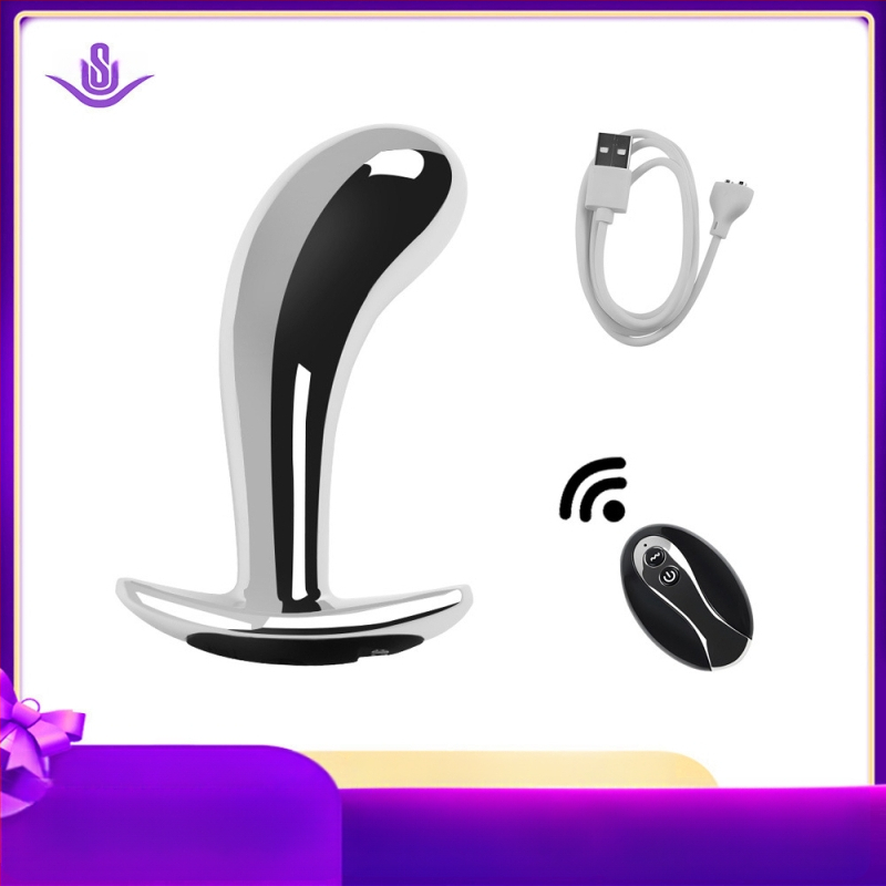 Dongkai Elektriskais Anālais Plugts ar Pērļu Vilkšanas Funkciju, Alumīnija Sakausējums – Pieaugušo Seksrotaļlieta ar Vibrāciju