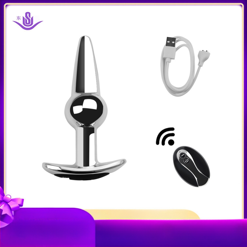 Dongkai Elektriskais Anālais Plugts ar Pērļu Vilkšanas Funkciju, Alumīnija Sakausējums – Pieaugušo Seksrotaļlieta ar Vibrāciju