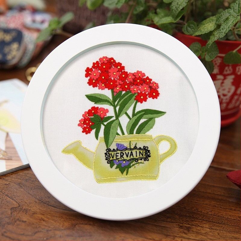 Krusta šūšanas komplekts: karājošs gleznojums ar tauriņiem, ziediem un zāli, dzīvojamajai istabai, mūsdienīgs minimālisma stils