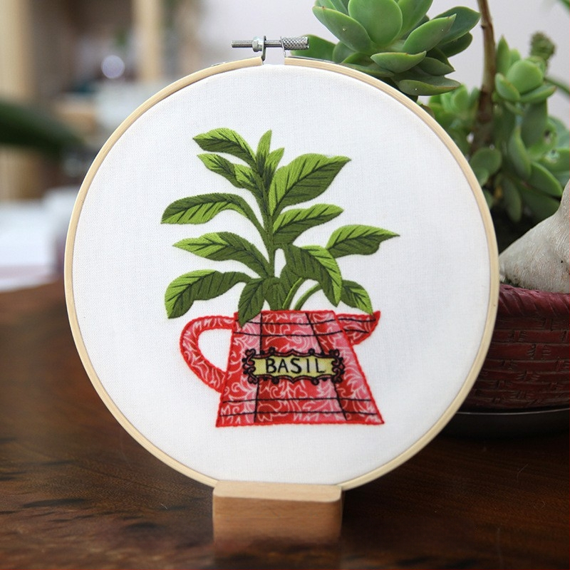 Krusta šūšanas komplekts: karājošs gleznojums ar tauriņiem, ziediem un zāli, dzīvojamajai istabai, mūsdienīgs minimālisma stils