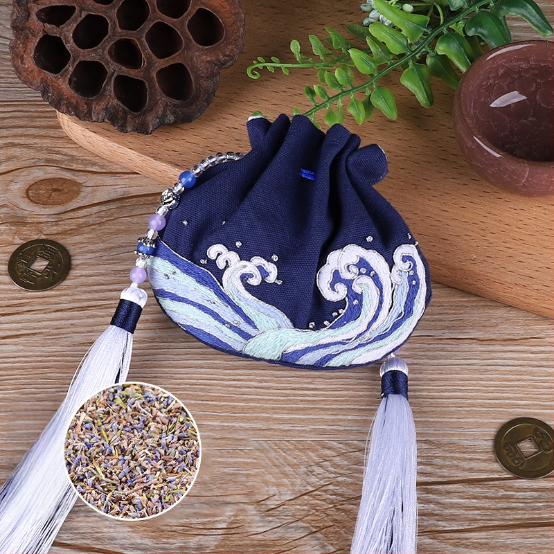 DIY izšūšanas komplekts iesācējiem ar Suzhou izšuvumu, etnisks Ķīnas stila raksts (Chinese Style sērija), auduma izšūšanas komplekts ārējai lietošanai