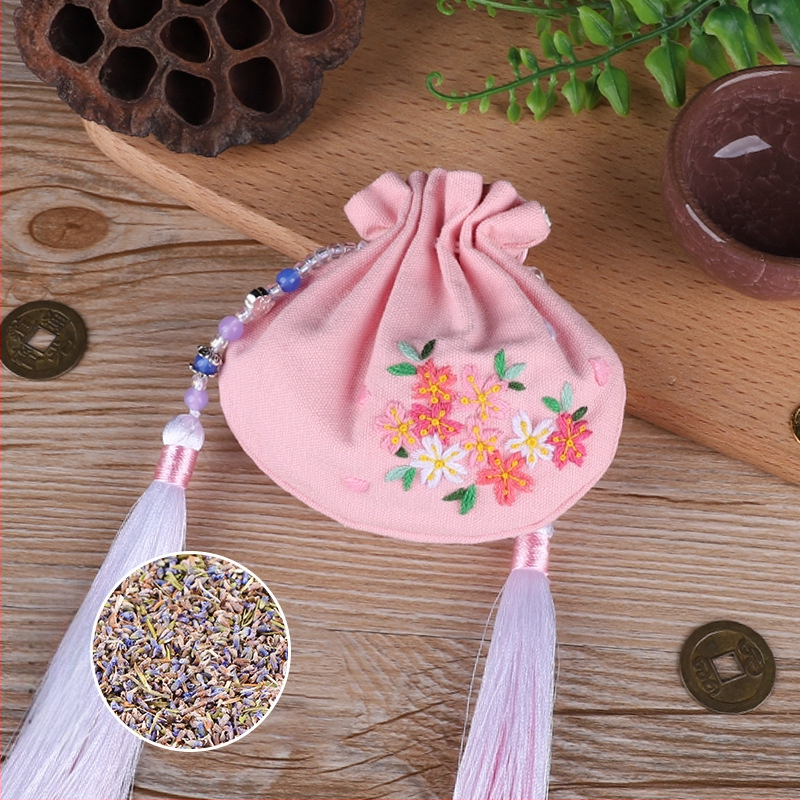 DIY izšūšanas komplekts iesācējiem ar Suzhou izšuvumu, etnisks Ķīnas stila raksts (Chinese Style sērija), auduma izšūšanas komplekts ārējai lietošanai