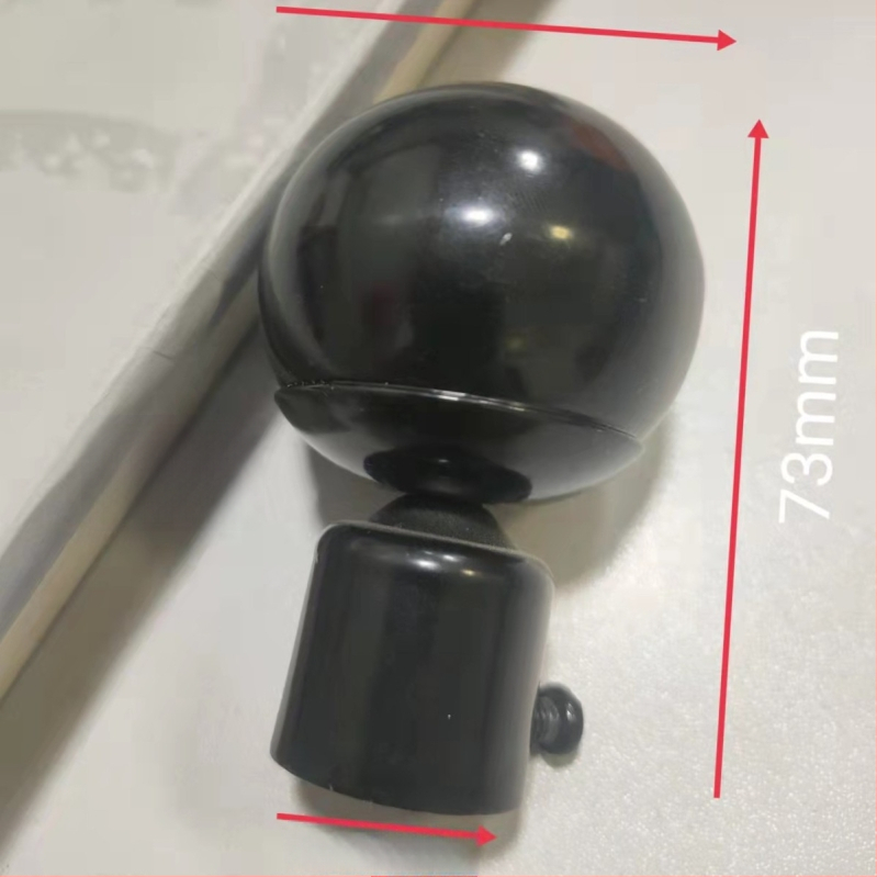 Geležinė užuolaidų lazdelės galva – kabinimo tipas, modelis 22/28 stulpai, užuolaidų priedai