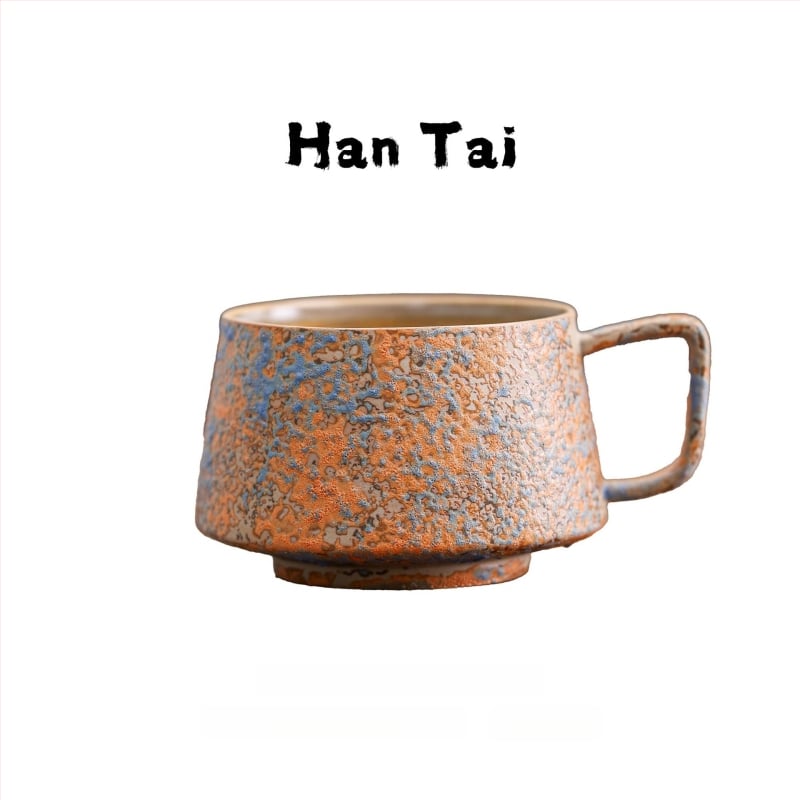 Κεραμικό φλυτζάνι καφέ σε νορδικό στυλ με latte art, ρετρό σχεδίαση, βάρος 300 g, δυνατότητα εκτύπωσης λογοτύπου, προσαρμογή διαθέσιμη