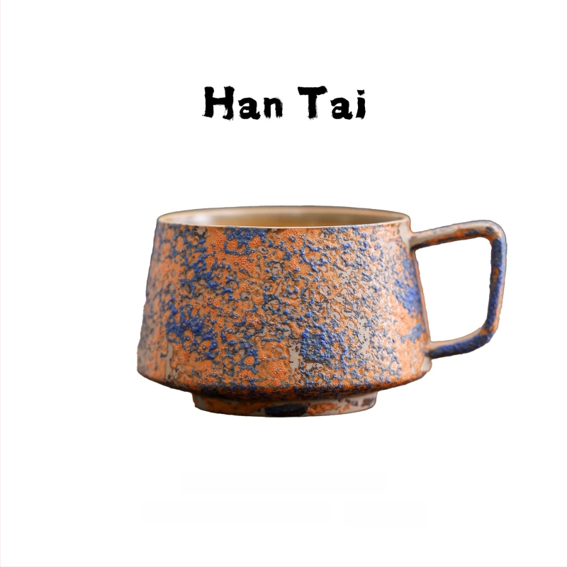 Κεραμικό φλυτζάνι καφέ σε νορδικό στυλ με latte art, ρετρό σχεδίαση, βάρος 300 g, δυνατότητα εκτύπωσης λογοτύπου, προσαρμογή διαθέσιμη