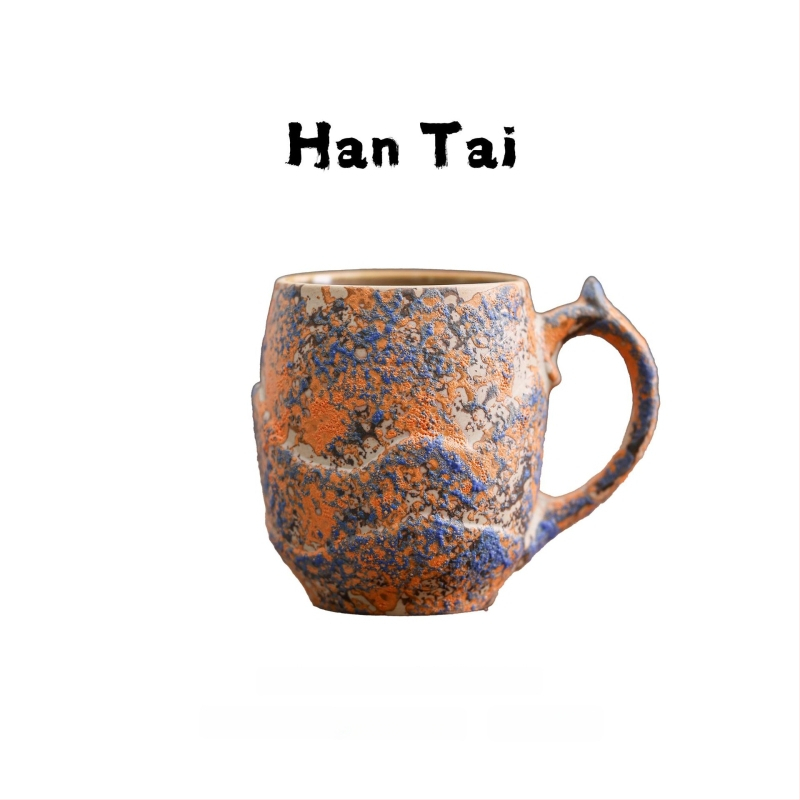 Κεραμικό φλυτζάνι καφέ σε νορδικό στυλ με latte art, ρετρό σχεδίαση, βάρος 300 g, δυνατότητα εκτύπωσης λογοτύπου, προσαρμογή διαθέσιμη