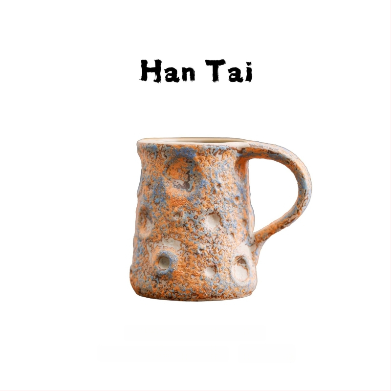 Κεραμικό φλυτζάνι καφέ σε νορδικό στυλ με latte art, ρετρό σχεδίαση, βάρος 300 g, δυνατότητα εκτύπωσης λογοτύπου, προσαρμογή διαθέσιμη