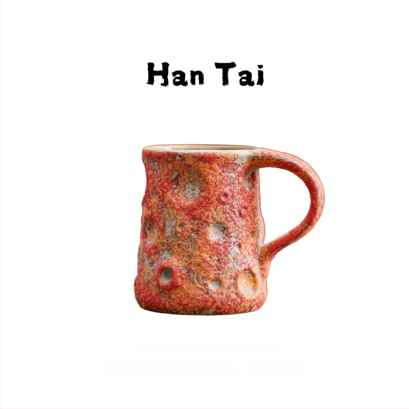 Κεραμικό φλυτζάνι καφέ σε νορδικό στυλ με latte art, ρετρό σχεδίαση, βάρος 300 g, δυνατότητα εκτύπωσης λογοτύπου, προσαρμογή διαθέσιμη